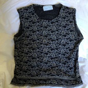 Sexy Vintage 90s Sparkle Crop Top